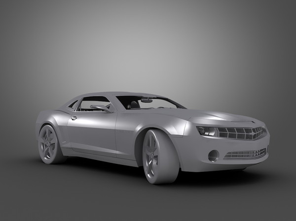 chevrolet camaro 3d model - Chevrolet Camaro (2010) by Swan3DStudios